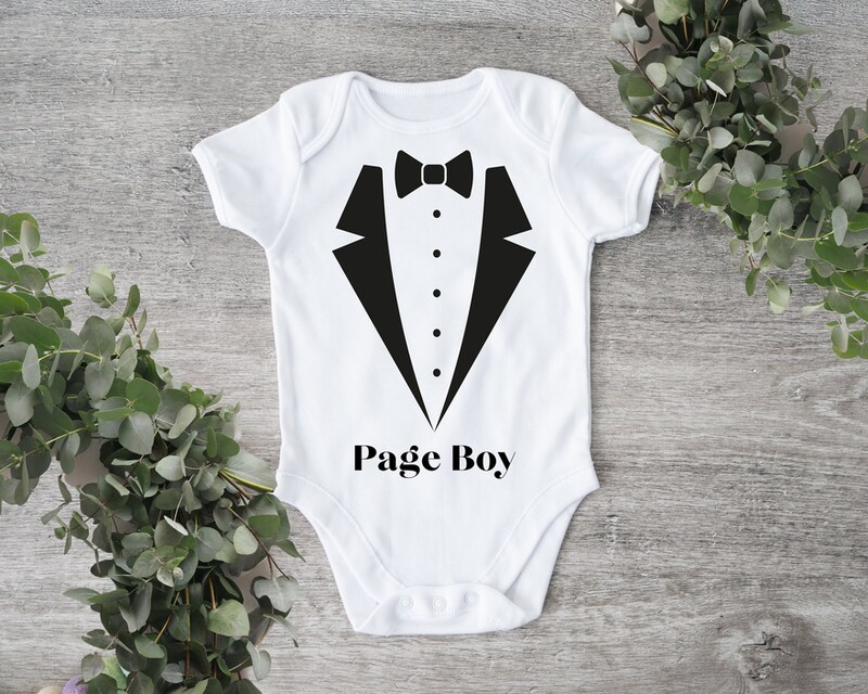 Page Boy Baby Vest