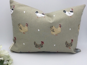 Chicken Cushion, Beige, Sophie Allport Design