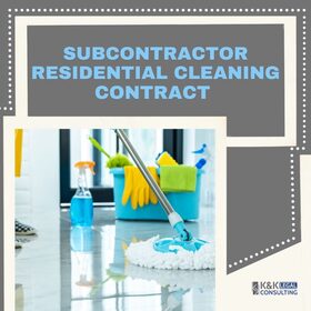 Sub-Contractor Cleaning Contract (Residential)