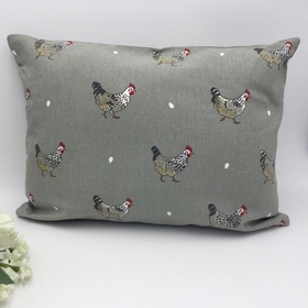 Chicken Cushion, Grey, Sophie Allport Design