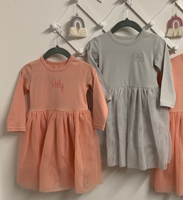 Personalised Baby/Toddler Long Sleeve Tutu Dress