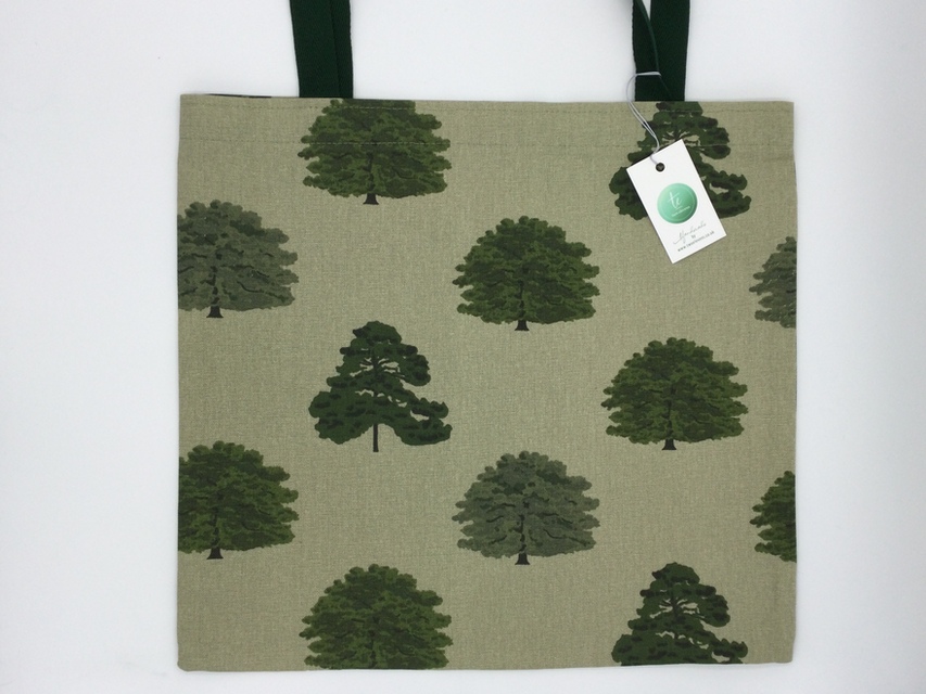 Trees Shopping Tote Bag with Long Handles