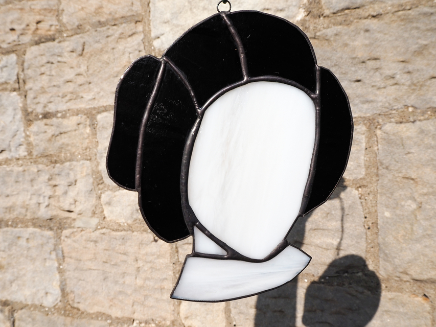 Princess Leia Stained Glass Sun Catcher