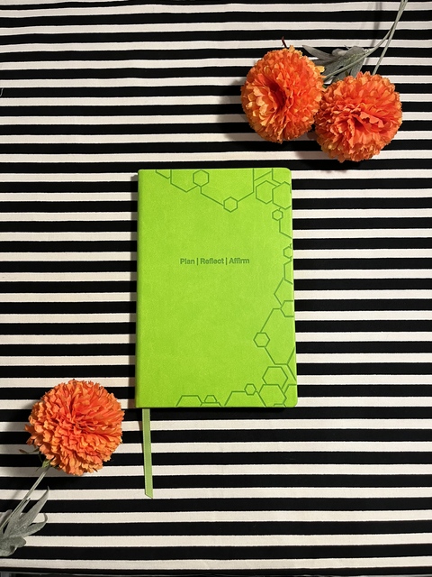 Luxury A5 Notbook- Pea Green
