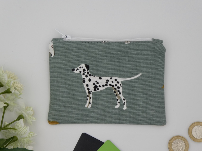 Dalmatian Dog, Zipped Card Holder