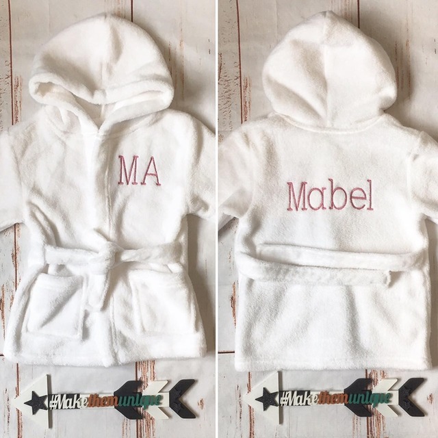 Personalised Baby/Toddler Dressing Gowns