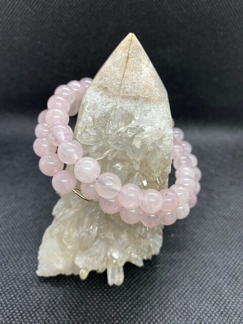 Rose quartz bangle