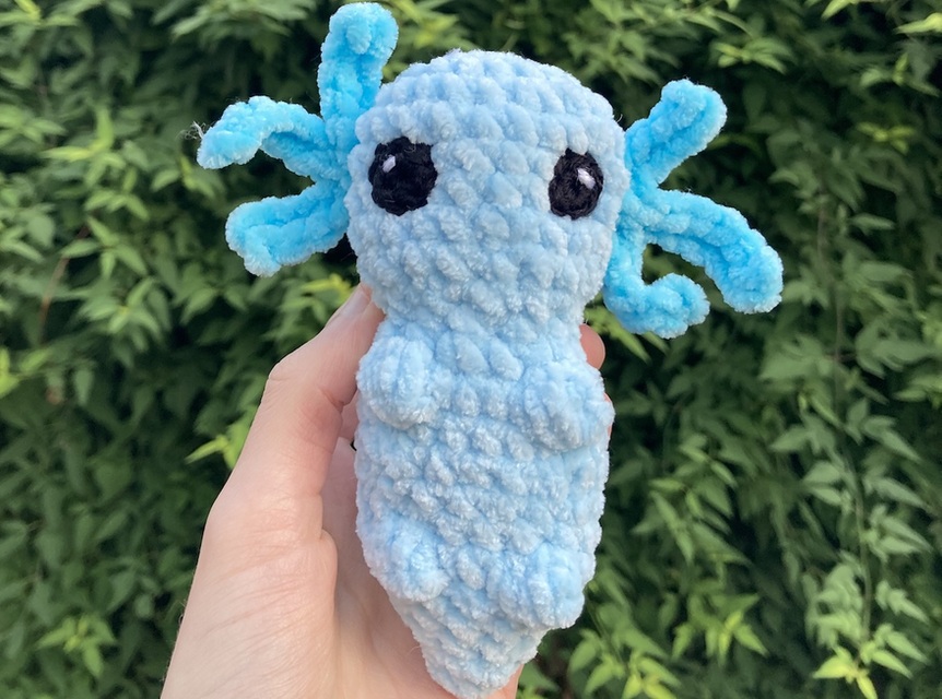 Axolotl Crochet Plush Toy