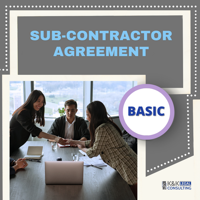 Sub Contractors Agreement – Basic