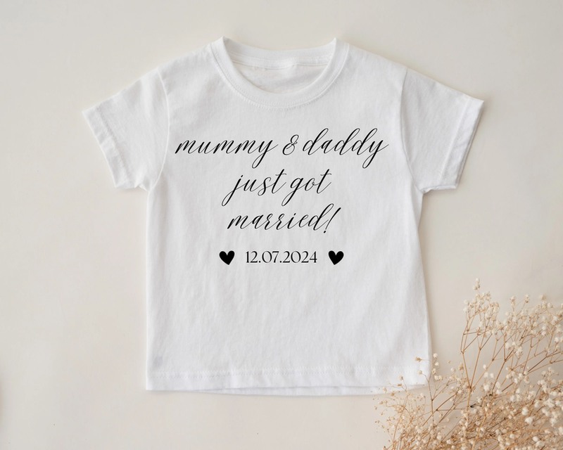 Personalised Just Got Married T-Shirt