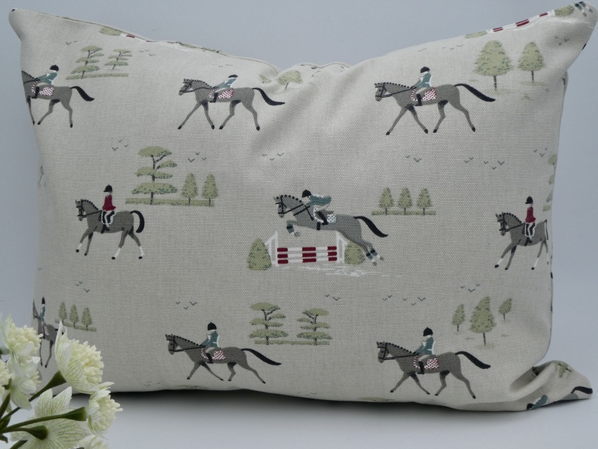 Horse Rider, Show Jumper Cushion with Inner Pad