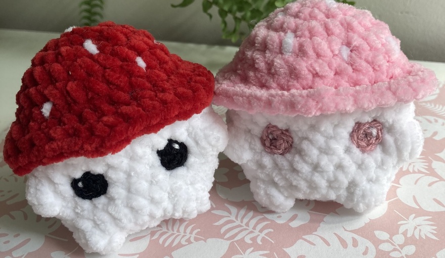 Mushroom Crochet Plush Toy