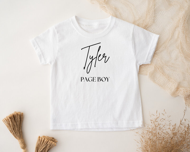 Personalised Page Boy T-shirt