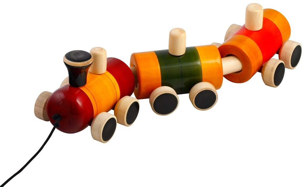 Pom Pom Rail - Pull Along Toy Train