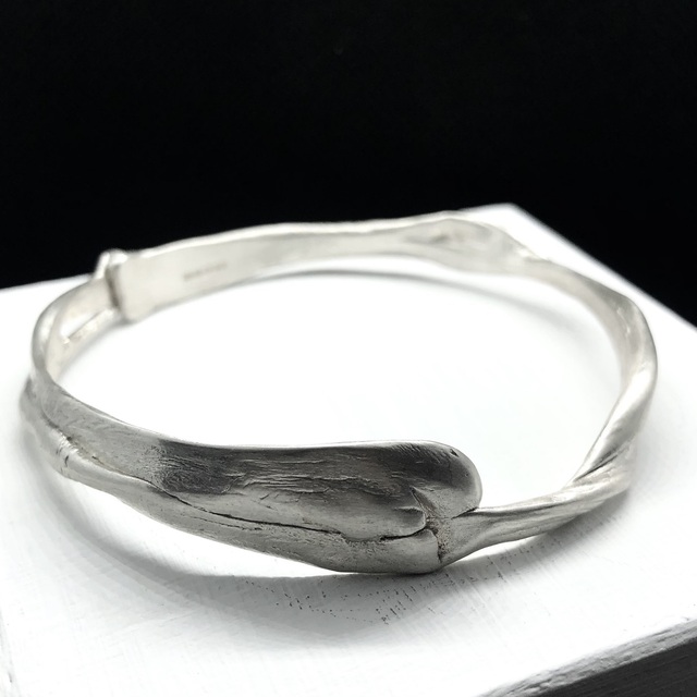 SKINS - Sculptural Sterling Silver Bracelet